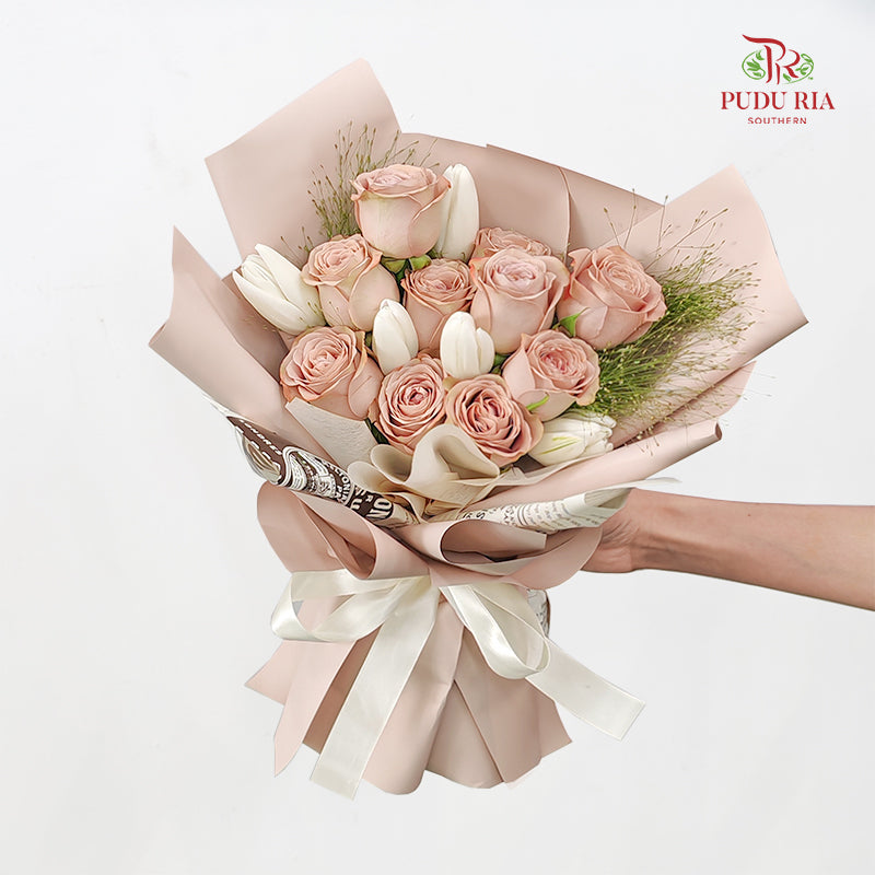 Cappuccino Rose Bouquet