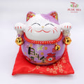 4.5‘ Fortune Cat Light Purple 日进斗金- FBA034#13 - Pudu Ria Florist Southern