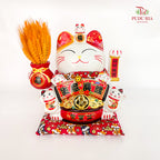 12' Lucky Cat (Swing) Barley Sheng Yi Xing Long - FBA137#1