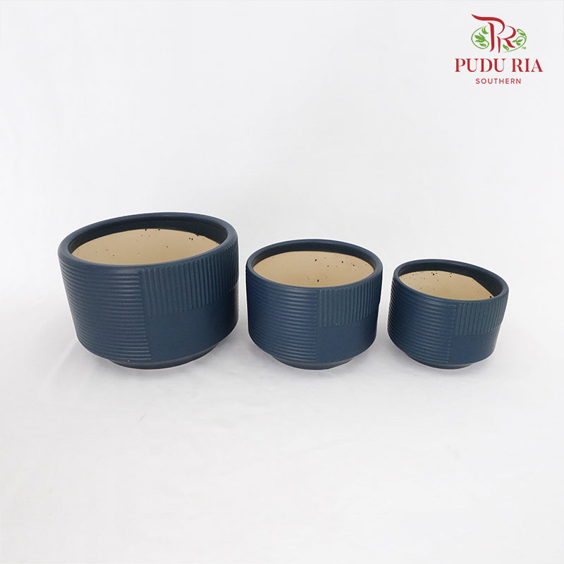 XR-886-H Pot Navy Blue