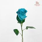 Rose Mondial Dyed Turqueza - (8-10 Stems)