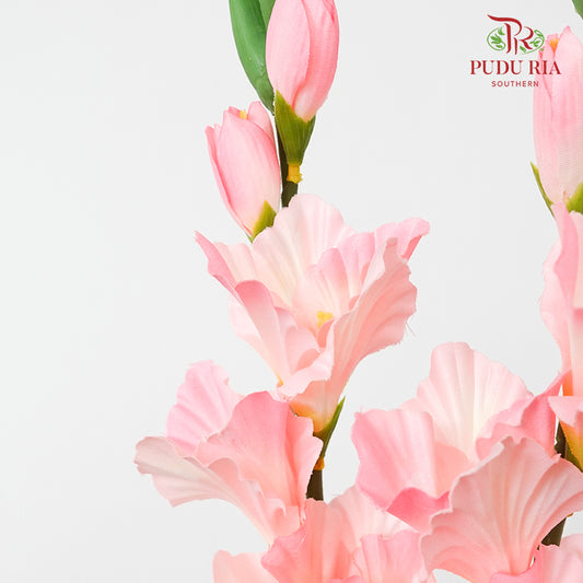 CNY Artificial Gladiolus 92cm - Light Pink (2 Stems)