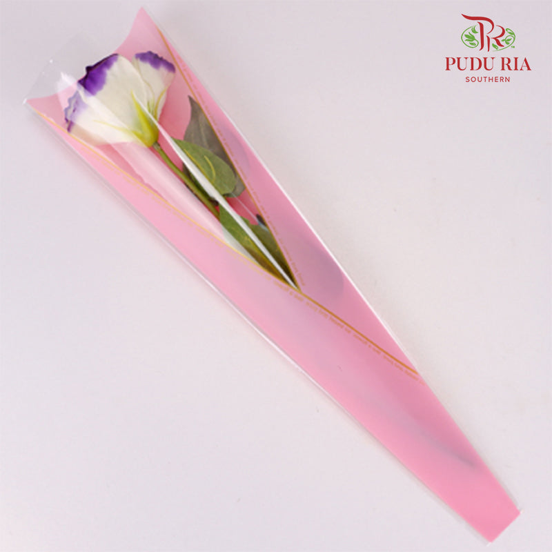 Korea Plastic Wrapping Pink - FPL037#1 - Pudu Ria Florist Southern