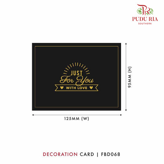 Decoration Card - FBD068