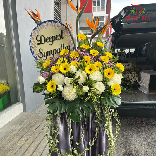 Condolence Flower Arrangement Stand #27