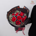 Red Rose Bouquet (10 Stems)