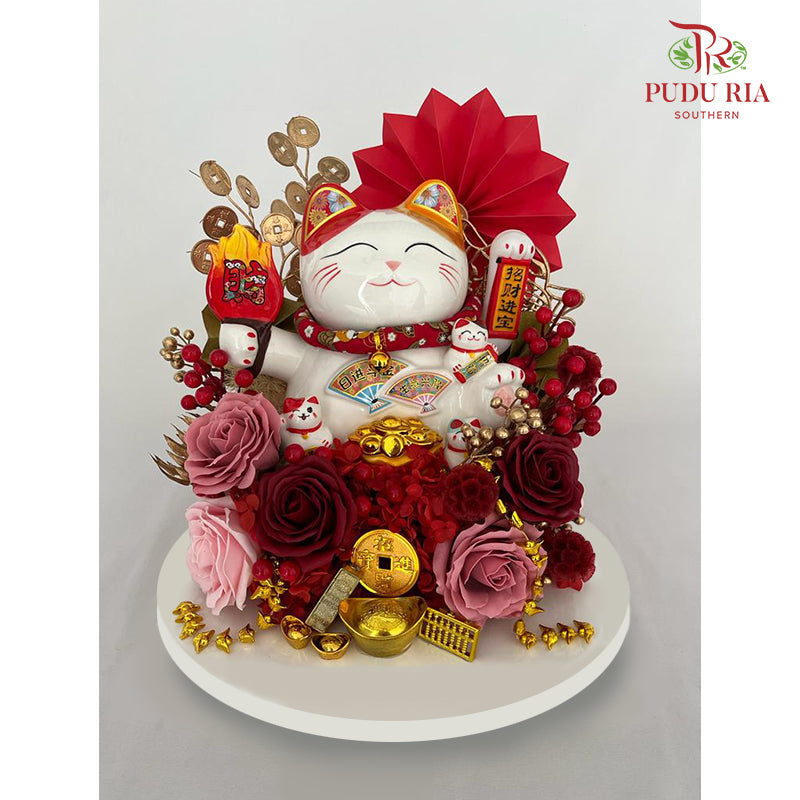 Grand Opening Lucky Cat Arrangement #5
