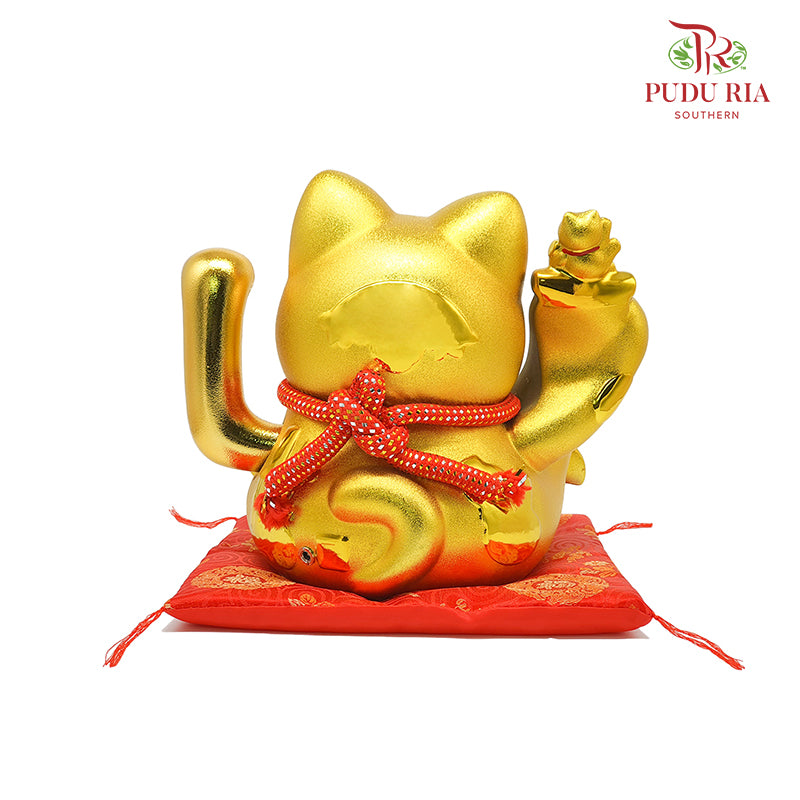 11' Lucky Cat Gold (Swing) 千客万来 - FBA073#1 - Pudu Ria Florist Southern