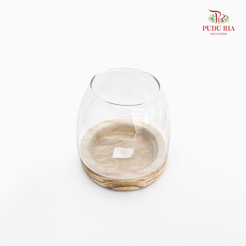 Vase With Wooden Stand