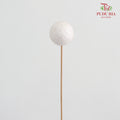 Stick Xmas Deco (Snow Ball) - per stems