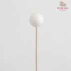 Stick Xmas Deco (Snow Ball) - per stems