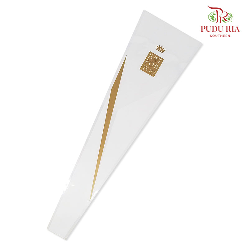 Single Flower Pack (Just For You) White - FPL080#1 - Pudu Ria Florist Southern