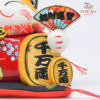 6.5`Lucky Cat Red (Piggy Bank) 招财进宝- FBA068#1 - Pudu Ria Florist Southern