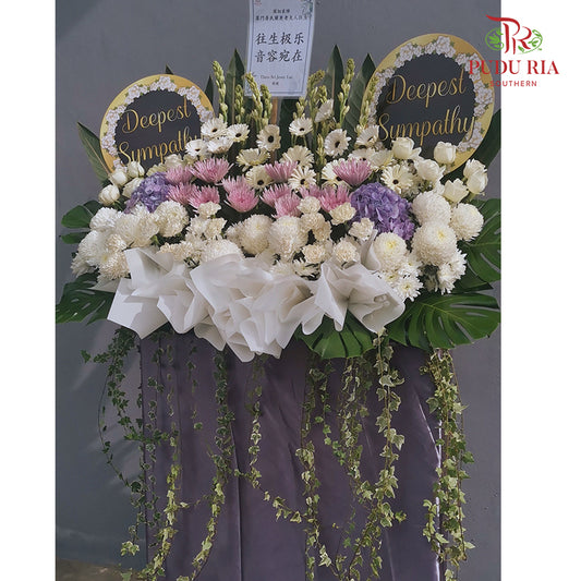 Condolence Flower Arrangement Stand #19