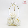 Korean Soap Flower White - FBA044#1