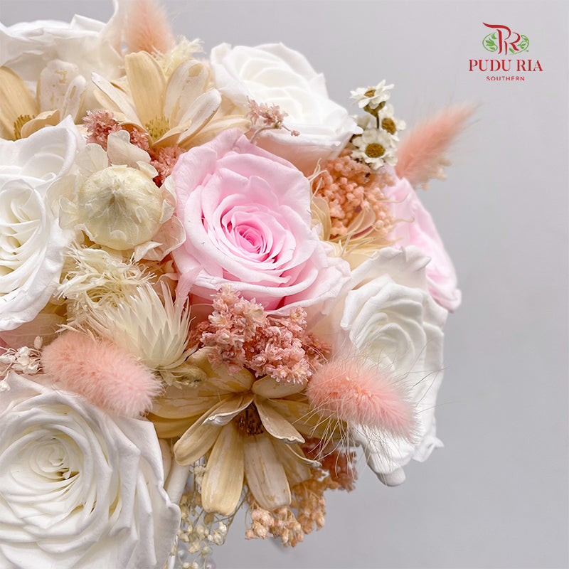 Preserved Rose Wedding Bouquet