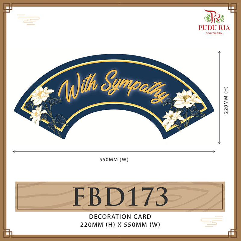 Decoration Card - FBD173