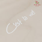 Transparent Plastic With Wording - FPL078
