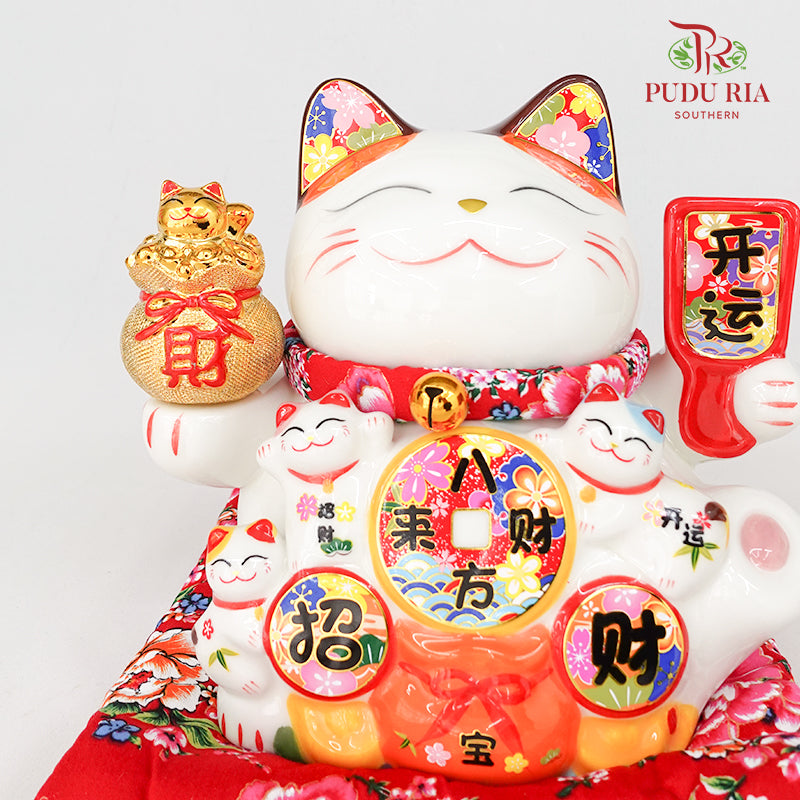 11' Lucky Cat Gold Bag - FBA096#1