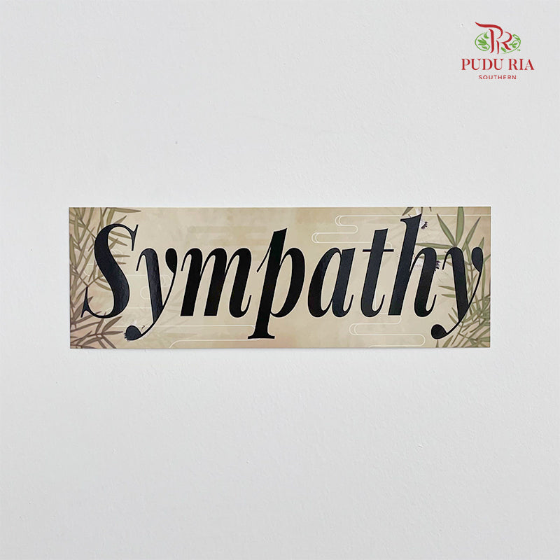 Decoration Cards Sympathy - FBD219