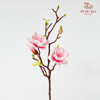 CNY Artificial Magnolia Spray 79cm - Light Pink (2 Stems)