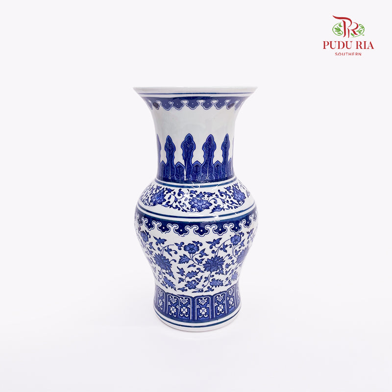 A25 Ceramic Qing Hua Vase (L)