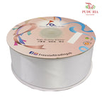Satin Ribbon White  - FRB063#1 - Pudu Ria Florist Southern
