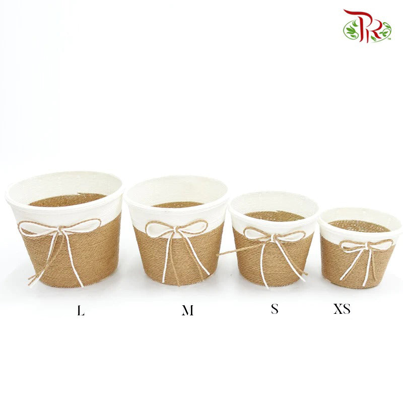 Round Basket Brown