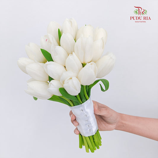 Tulip Wedding Bouquet (20 Stems)