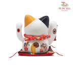 9' Lucky Cat White (Swing) 生意兴隆 千客万来 - FBA071#2 - Pudu Ria Florist Southern