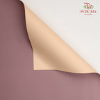 2 Tones Opp Plastic Rosy Brown + Champagne FPL039#1 - Pudu Ria Florist Southern