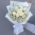 White Rose Bouquet (10 Stems)