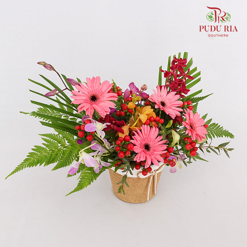 Flower Basket Arrangement #2