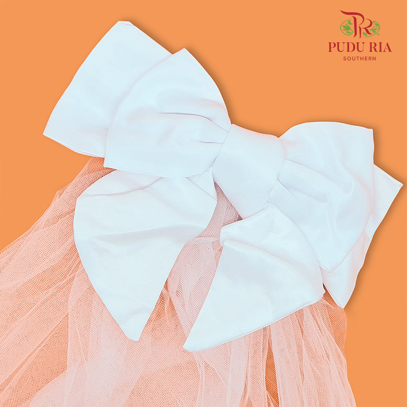 White Ribbon Veil-FBA079#1 - Pudu Ria Florist Southern