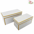 2 In 1 Classic Rectangle Box Set / Gold- FBB070#2 - Offer Item - Pudu Ria Florist Southern