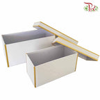 2 In 1 Classic Rectangle Box Set / Gold- FBB070#2 - Offer Item - Pudu Ria Florist Southern
