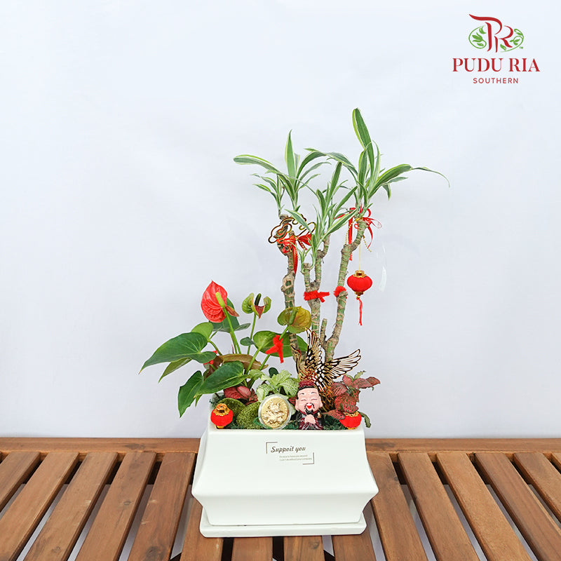 CNY Potted Plant Arrangement 2024#58
