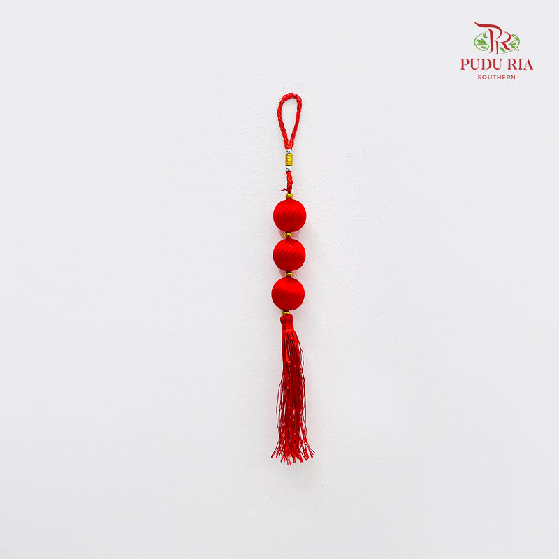 3 Red Balls String - 1 Piece