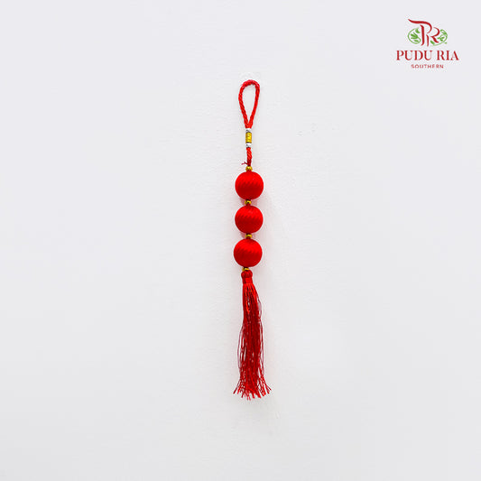 3 Red Balls String - 1 Piece