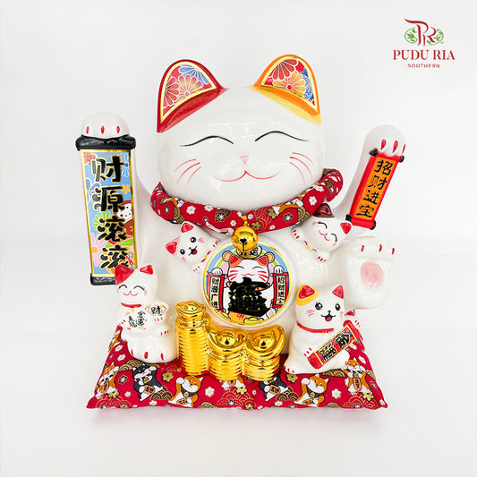 13' Lucky Cat (Swing) Cai Yuan Gun Gun - FBA138#1
