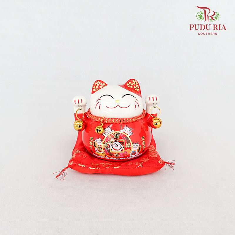4.5" Lucky Cat Red - FBA083#4