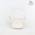 Big Round White Basket  - LR0168