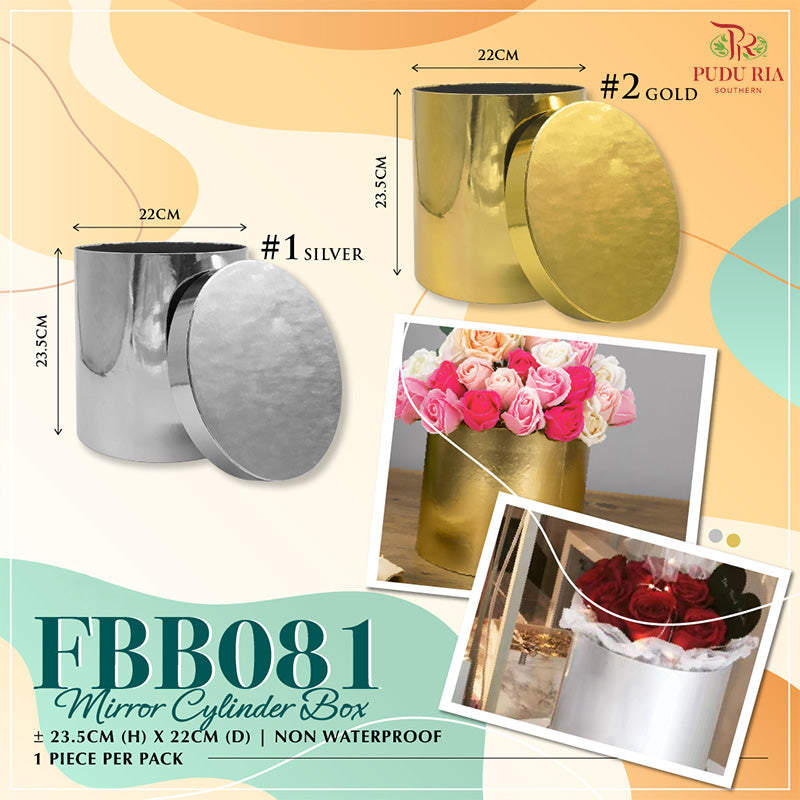 Mirror Cylinder Box - FBB081