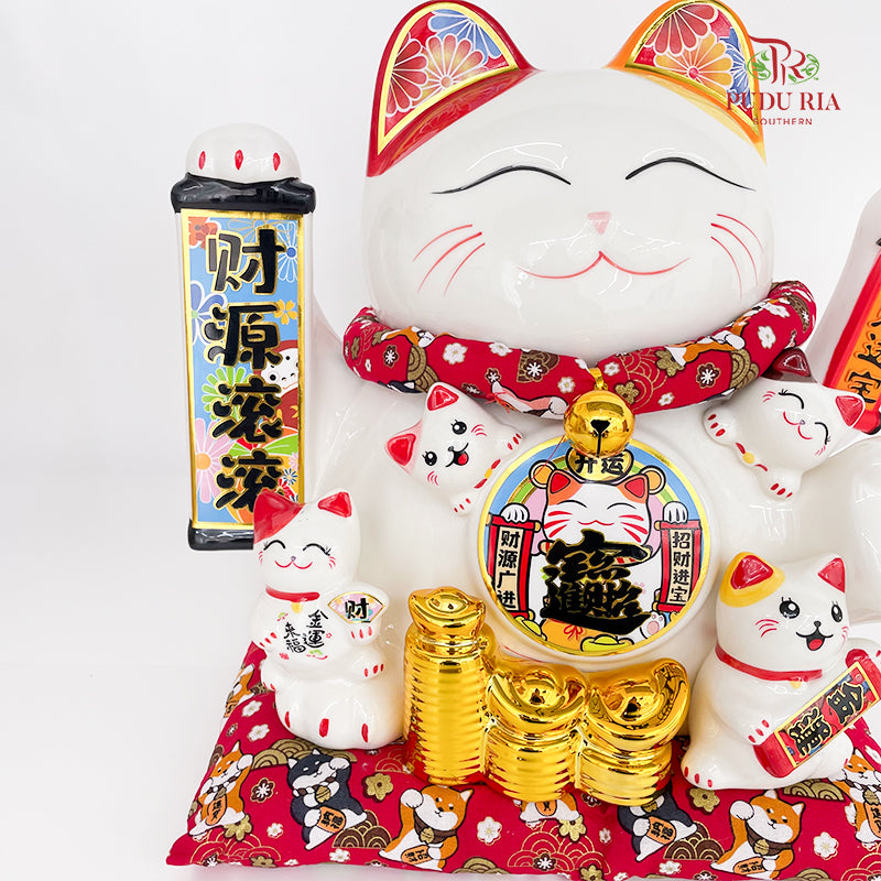 13' Lucky Cat (Swing) Cai Yuan Gun Gun - FBA138#1