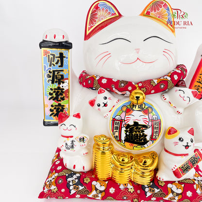 13' Lucky Cat (Swing) Cai Yuan Gun Gun - FBA138#1