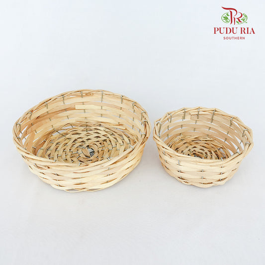 Wood Stand Basket