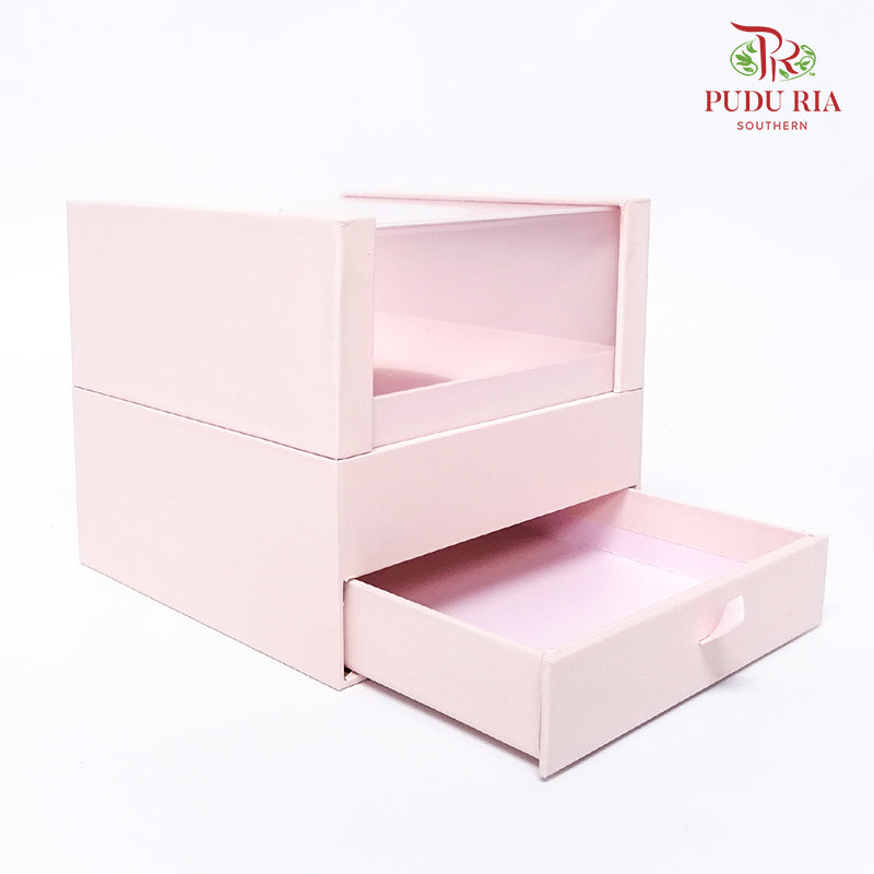 Premiun Acrylic Box With Drawer - FBB044