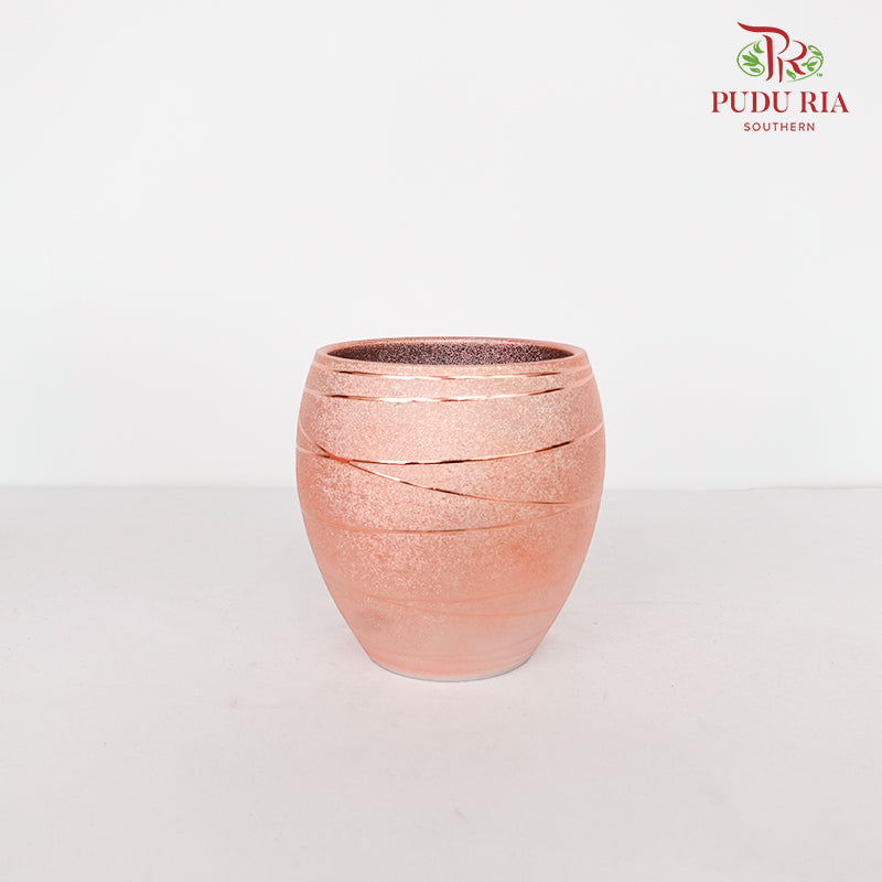 YU-605 Rose Gold Pot