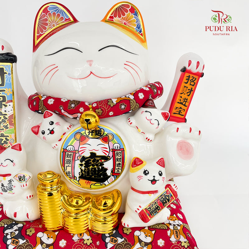 13' Lucky Cat (Swing) Cai Yuan Gun Gun - FBA138#1