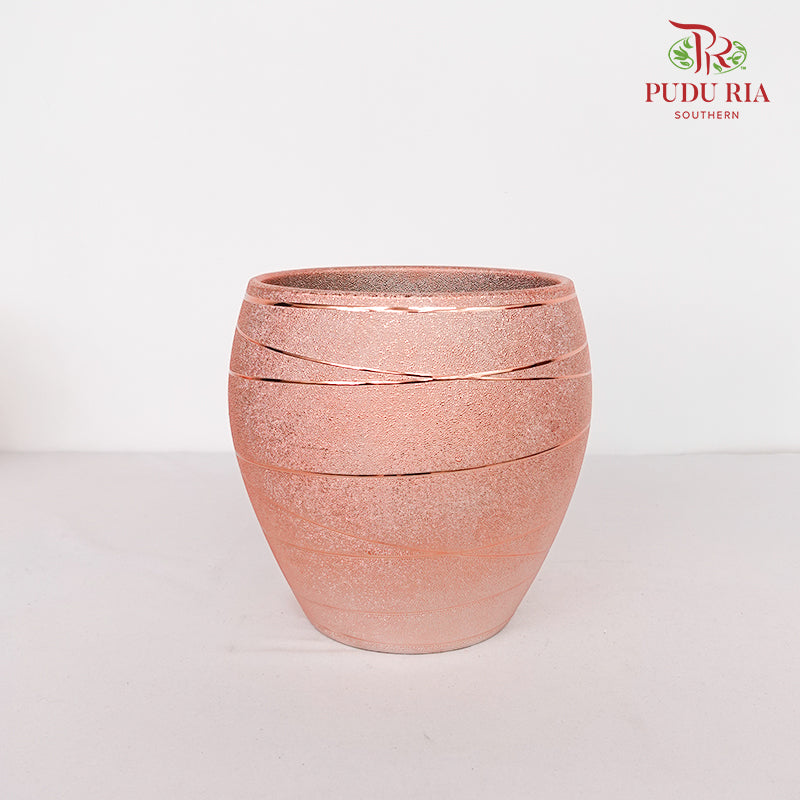YU-605 Rose Gold Pot